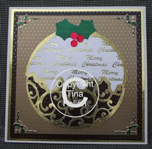 Filigree Christmas Pudding With Layers