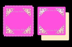 Butterfly Corners No3 - Set 2 Toppers