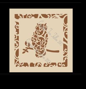 Filigree Owl Frame
