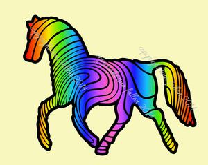 Filigree Horse Topper