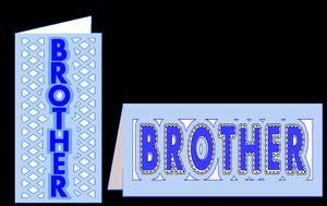 2 Cards For Brother With Layered Wording