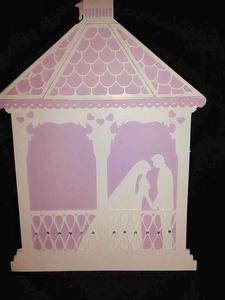 Wedding Gazebo Card Template No 1