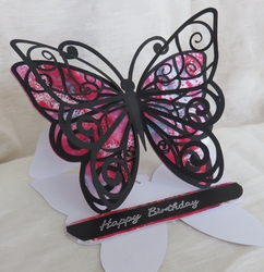 Butterfly 1 Card Template No1
