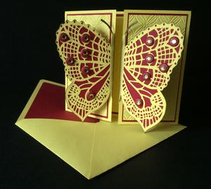 Butterfly Gatefold With Envelope