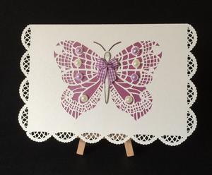 Butterfly Card Lacey