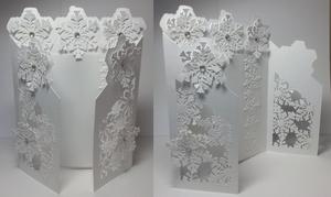 Frozen Snowflake Gatefold Card