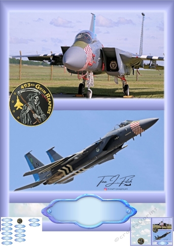 493rd Sqaudron  Grim Reaper Card Kit