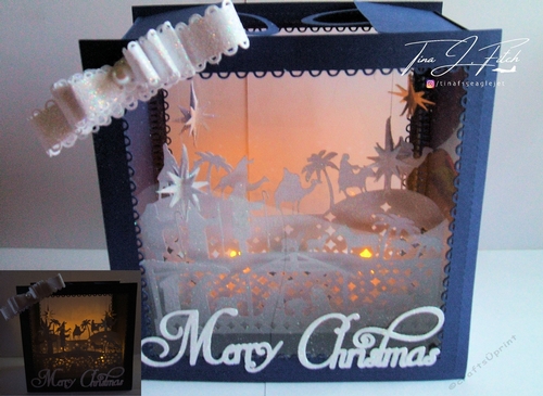 Christmas Nativity Luminaire Block All formats