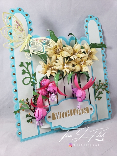 Floral Tub Planter Card TF0250, All formats
