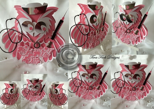 Nurse Owl Card, All formats