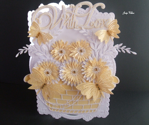 Daisy Basket Card, All formats
