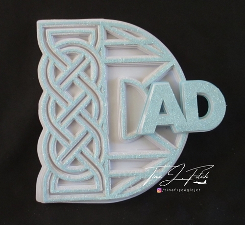 Mandala Dad Card Template TF0295, All Formats