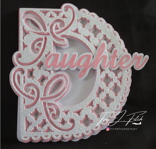 Mandala Daughter Card Template TF0302, All Formats Offered