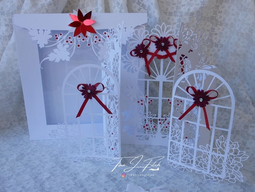 Christmas Window Door Card, All formats