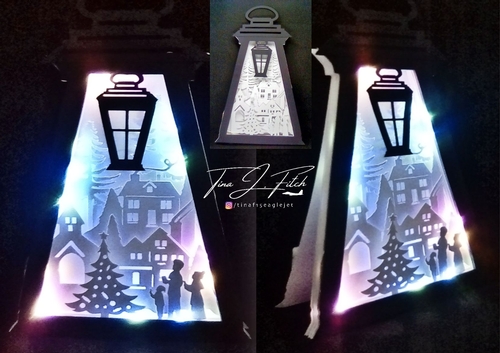 Lantern Card Luminaire, TF0324, All Formats