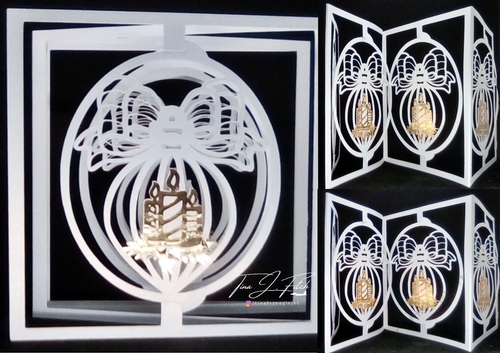 Bauble Accordion card TF0326, All Formats