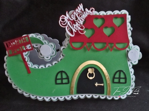 Elf house Shoe Card, All formats