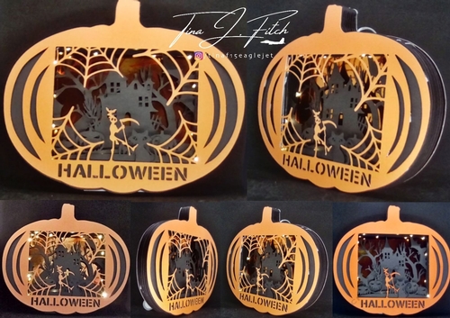 Grim Reaper Halloween Luminaire Card TF0332