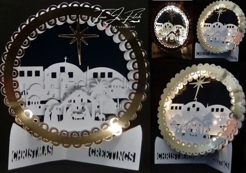 Nativity Round & Stand TF0333, All Formats