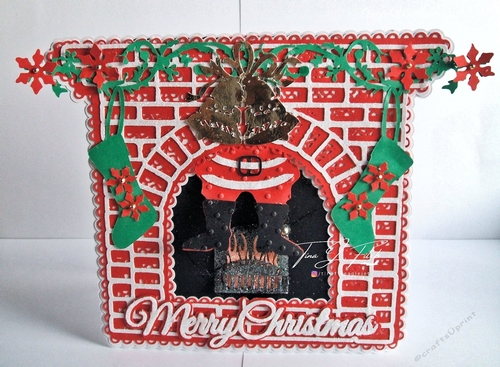 Santa down Chimney Card, All formats