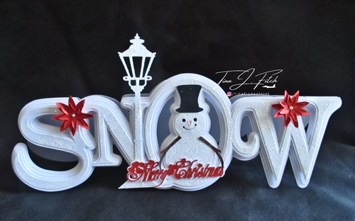 Sitting Snowman Card, All file formats