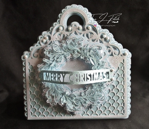 Christmas Wreath  Card,  All formats 