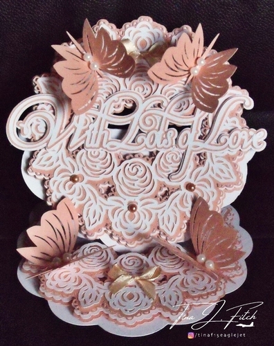 Lots of Love Easel Card, All formats 