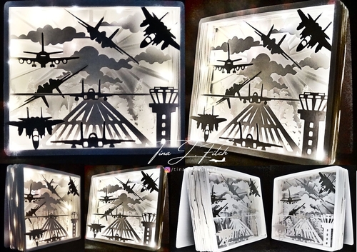 F15 Jet Fighter Card/Luminaire, TF0342  All Format