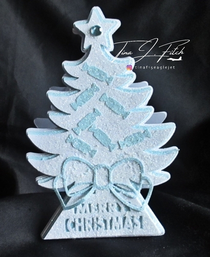 CHristmas Tree card TF0342, All Formats