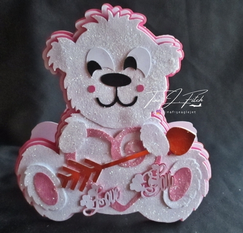 Love you Bear Card TF0011, All file formats