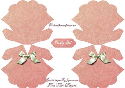 Pink Babies Dress Card