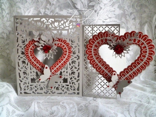 Scalloped Layered Cards 31 & 32, All formats