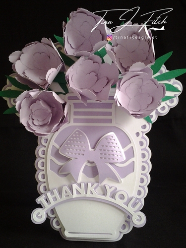 Peony Vase Card TF0262, All formats 