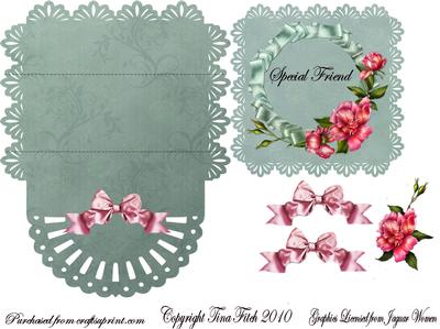 Green Special Friend Easel Card