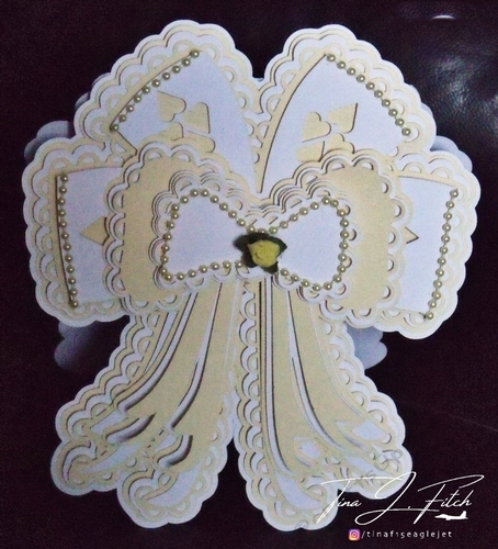 Birthday Bow Card  All Formats