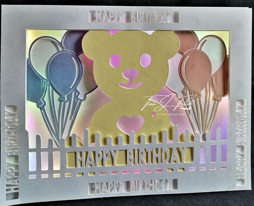 Happy Birthday Tedd Light up card TF0369  All Formats