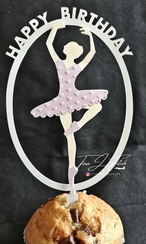 Ballerina Cake Topper TF0372, All Formats