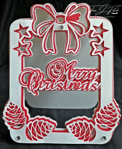 Merry Christmas Tag effect card TF0395, All Formats