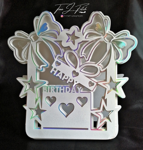 Birthday Present card TF0403. All Formats