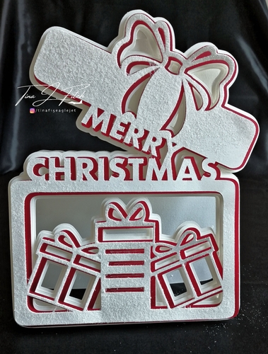 Merry Christmas Present card TF0407, All Formats