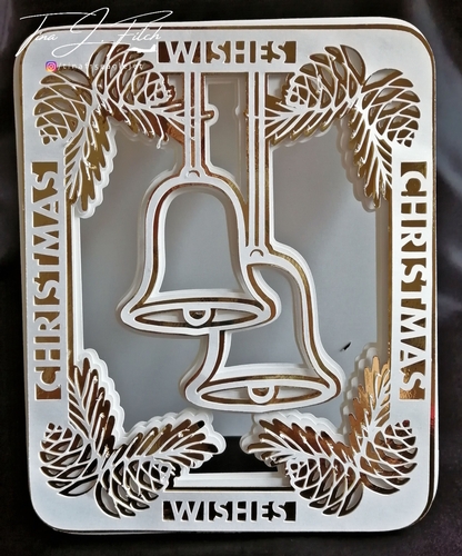 Christmas Wishes Bell card TF0404, All Formats