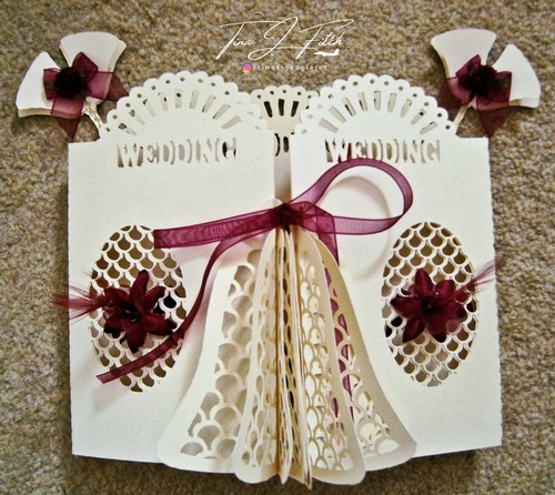 Wedding 3d Bell Door Card , All formats