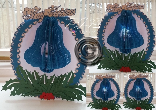Tea Light Bell Card, All formats 