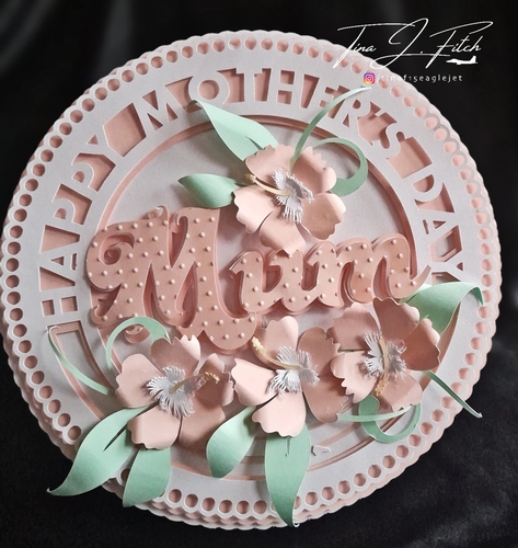 Mothers Day Round Card TF0435, All formats