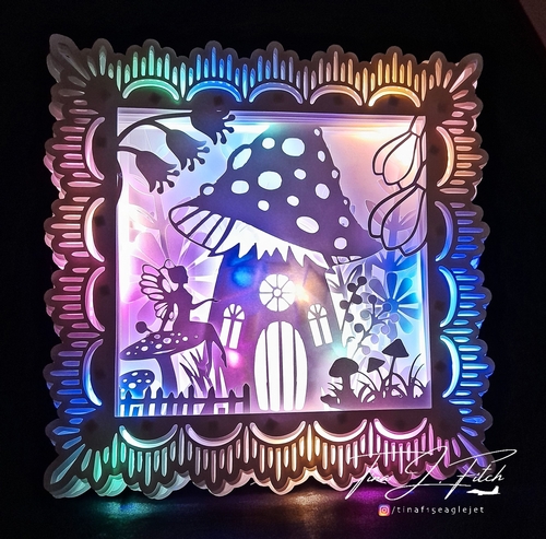 Fairy Cottage Luminaire Card TF0447, All Formats