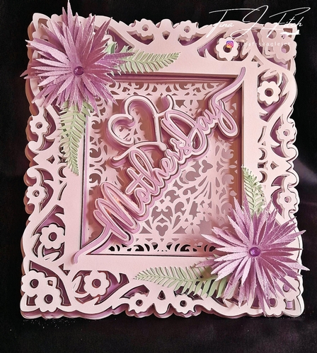 Diagonal Mothers Day Card, TF0457, All formats