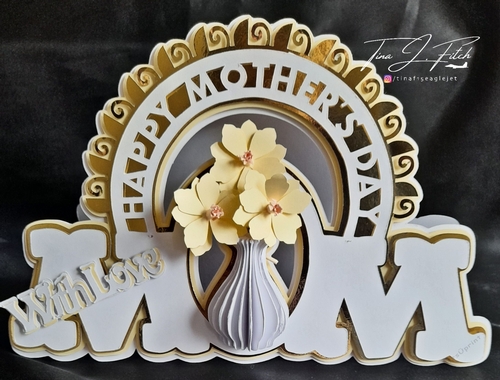 MOM Mothers Day  Daffodil card TF0476, All Formats