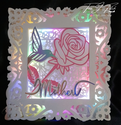 Mothers Day/Birthday Humming Bird Card/Luminaire TF0484 All formats