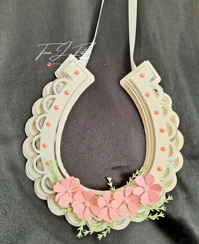 Floral Layered Horseshoe TF0506, All formats