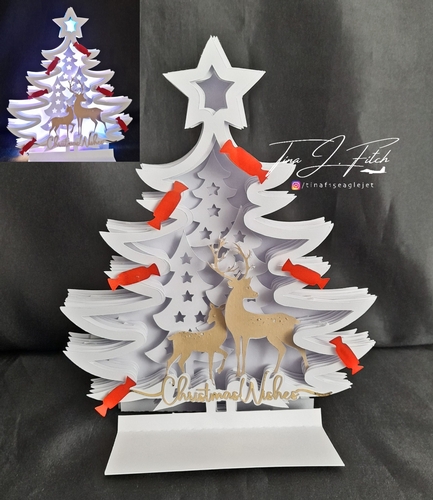 Tree Scene Luminaire Card TF0517, All Formats